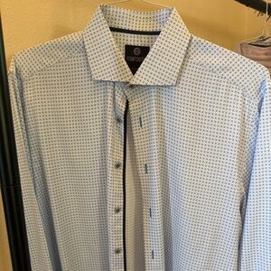 Marcello easy care button down shirt large